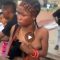 Two young Nigerians girls fighting over a man and strip themselves naked in public has just again gone viral